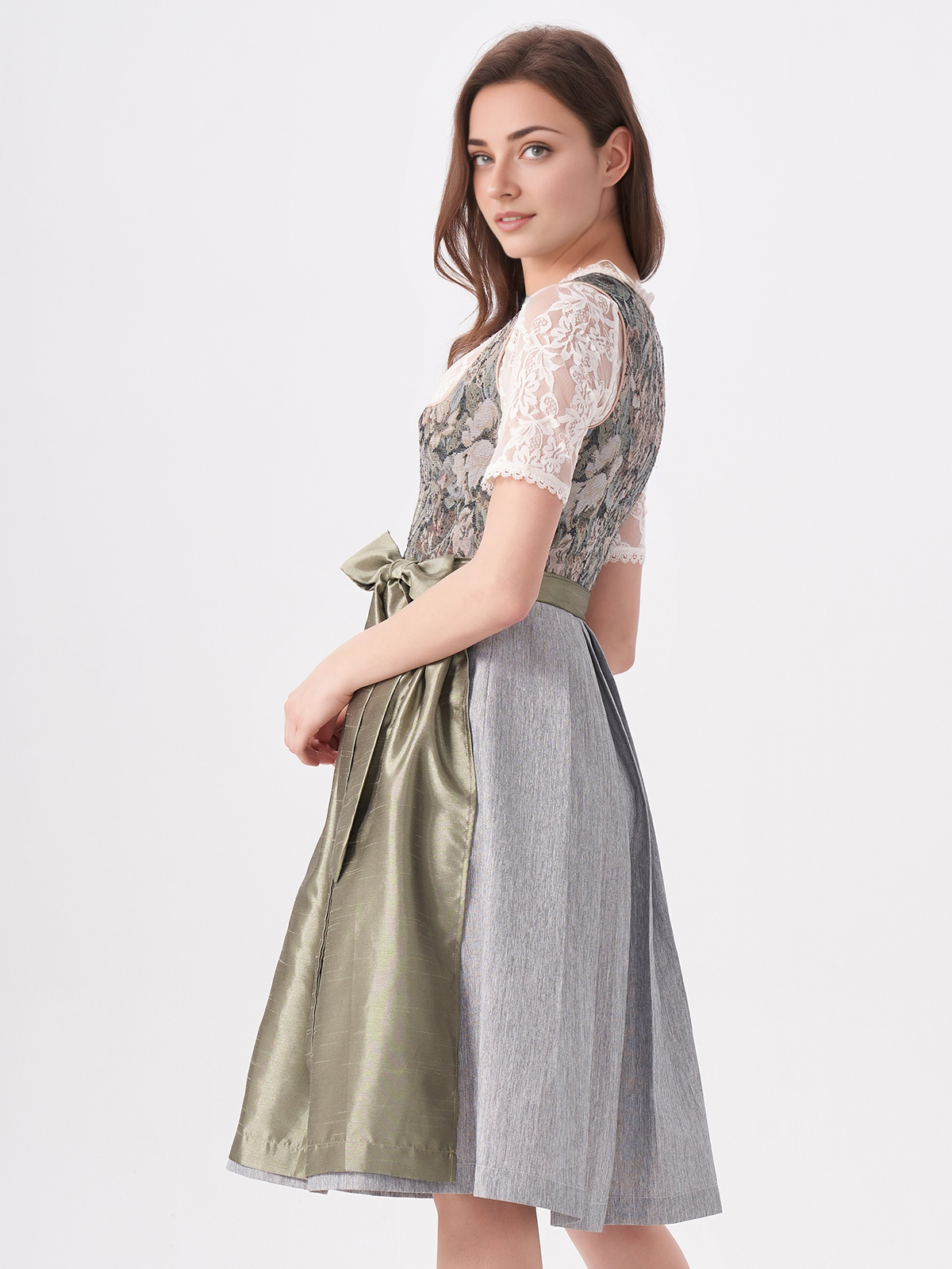Dirndl in Grün