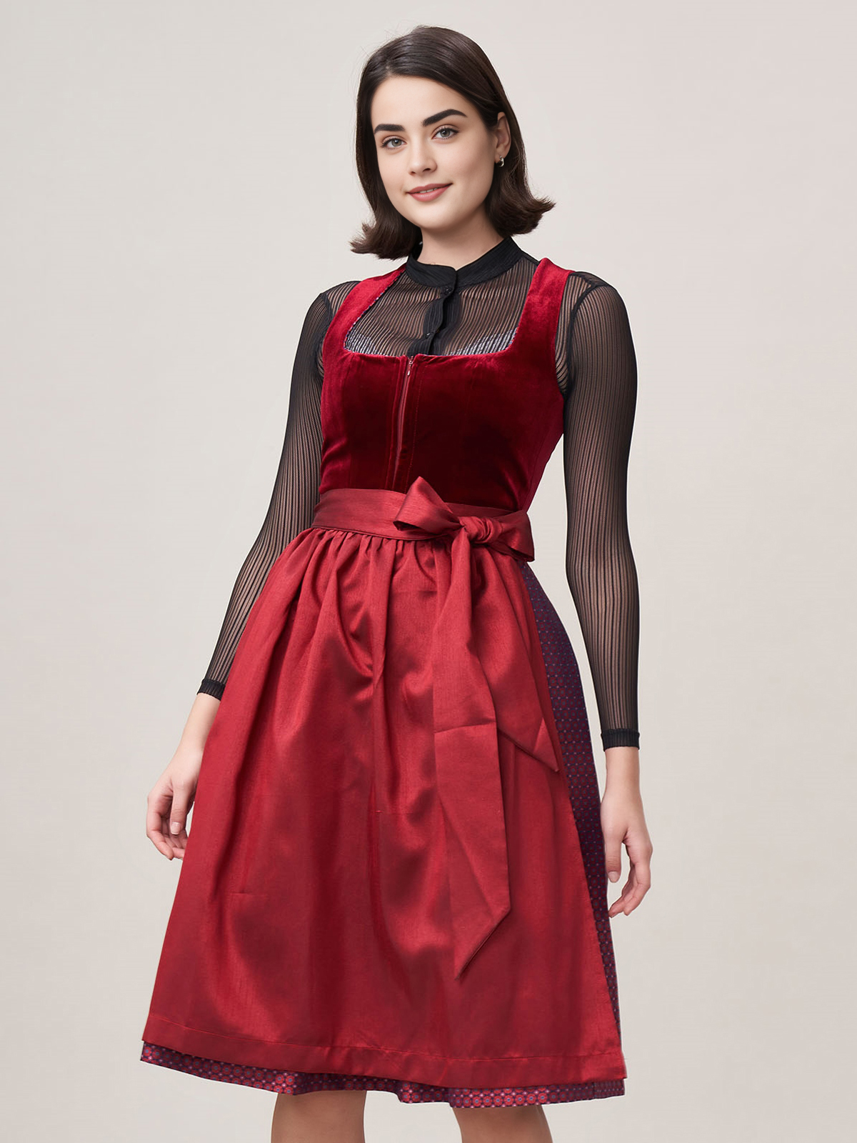 Dirndl in Rot – ein Highlight für jeden Anlass